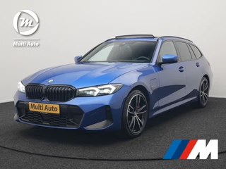 BMW 3 Serie Touring 330e M Sport Pro Plug In Hybrid 292pk Dealer O.H. PHEV | Widescreen Navi | Trekhaak Af Fabriek | Panodak | Adaptive Cruise | Camera |  Alcantara Sportstoelen Memory & Verwarmd | Sfeerverlichting | Apple Carplay | Stuur Verwarmd | Navigatie |