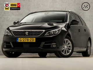 Peugeot 308 SW 1.2 PureTech Sport (PANORAMADAK, APPLE CARPLAY, GROOT NAVI, 360 CAMERA, SPORTSTOELEN, ADAPTIVE CRUISE, GETINT GLAS, TREKHAAK, NIEUWE APK, NIEUWSTAAT)