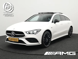 Mercedes-Benz CLA Shooting Brake 250 e AMG Night Plug in Hybrid Dealer O.H. 218pk PHEV | Panodak | Alcantara Sportstoelen Verwarmd | Widescreen Navi | Sfeerverlichting | Navigatie | Apple Carplay | Camera | DAB |