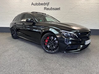 Hoofdafbeelding Mercedes-Benz C-Klasse Mercedes-Benz C-Klasse C63 S AMG 510PK Panodak Kuipstoel Led NAP Incl Garantie