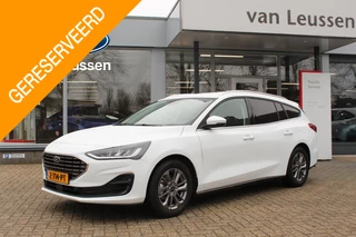 Ford Focus Wagon 125PK HYBRID TITANIUM NAVI CRUISE CLIMA APPLE/ANDROID PARK-SENSOREN PRIVACY-GLASS LM-VELGEN NL-AUTO