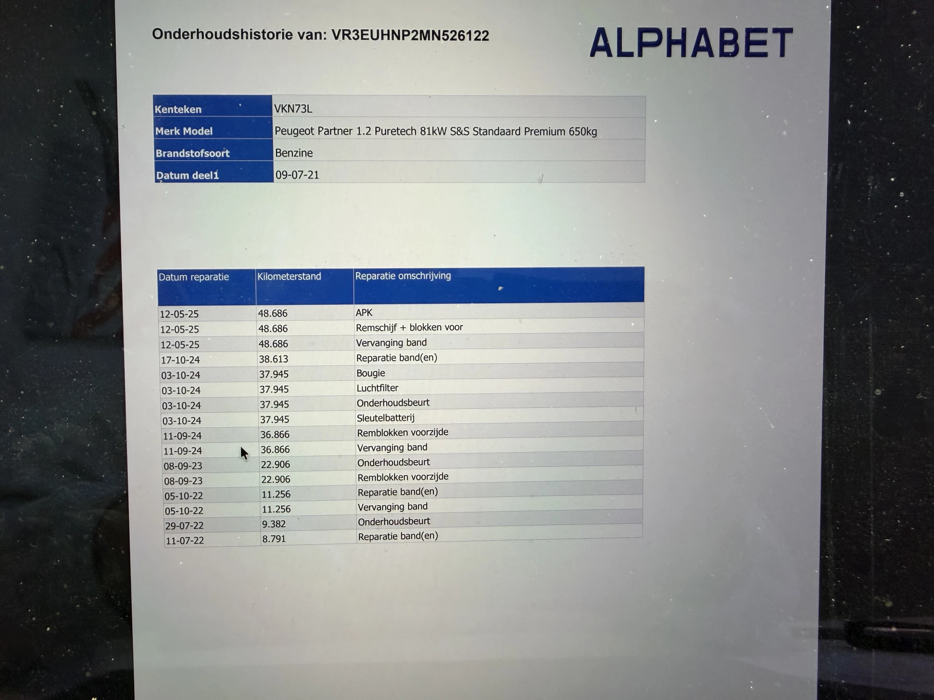 Hoofdafbeelding Peugeot Partner