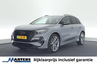 Hoofdafbeelding Audi Q4 e-tron Audi Q4 e-tron 40 204pk 2x S-Line Black Edition 77 kWh Trekhaak Camera Matrix Led Navigatie