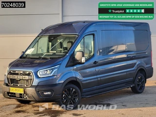 Ford Transit 165pk Automaat Black Edition Limited Raptor Grill L3H2 New model! CarPlay Xenon Camera 11m3 Airco Cruise control