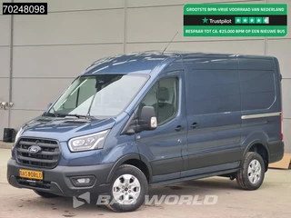 Ford Transit 165pk Automaat 2025 model Dubbele schuifdeur L2H2 ACC 360camera Navi CarPlay Xenon Camera 10m3 Airco