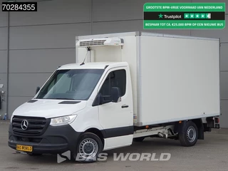 Mercedes 314 CDI Koelwagen Bi temp Automaat Zijdeur Thermo King V-300 Max Koeler Koel Vries Vriezer Kühlkasten 15m3 Airco