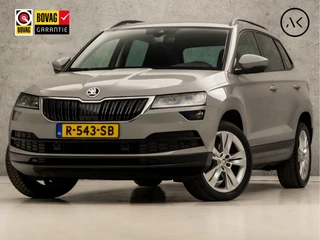 Škoda Karoq 1.5 TSI ACT Sportline 150Pk Automaat (APPLE CARPLAY, GROOT NAVI, CLIMATE, STOELVERWARMING, SPORTSTOELEN, ADAPTIVE CRUISE, KEYLESS, PARKEERSENSOREN, TREKHAAK, NIEUWSTAAT)