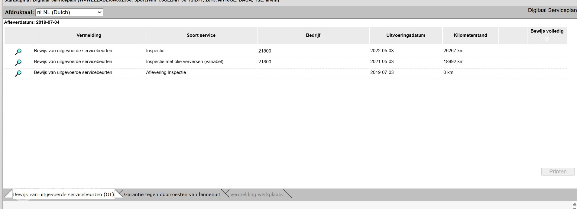 Hoofdafbeelding Volkswagen Golf Sportsvan