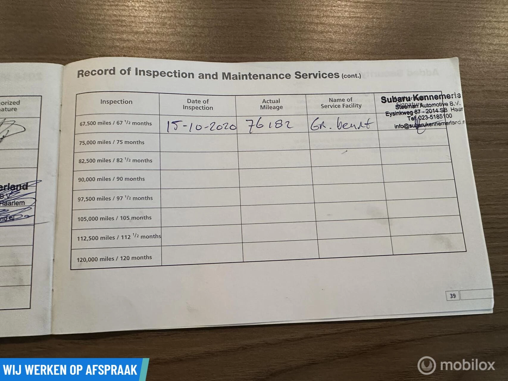 Hoofdafbeelding Subaru XV