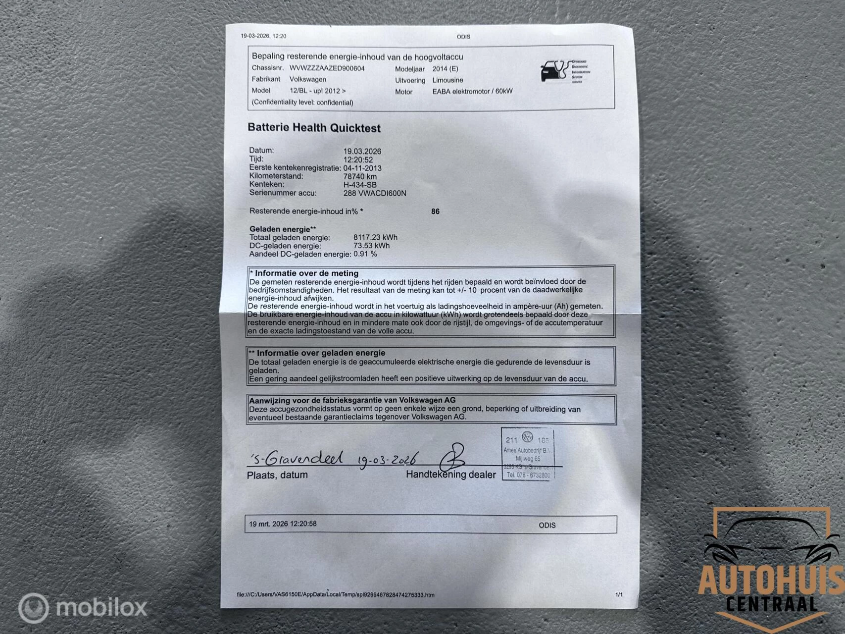 Hoofdafbeelding Volkswagen e-up!