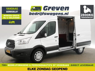 Ford Transit 350 2.0 TDCI L2H2 170PK 2800KG Tregew. Airco Cruise 2xSchuifdeur PDC Elektrpakket Trekhaak