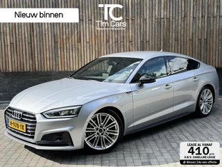 Audi A5 Sportback 35 TFSI S-line black edition Automaat | Navigatiesysteem | Bang&Olufsen audio | Leer/alcantara grijs | Adaptieve cruise control | Apple CarPlay | Stoelverwarming | Parkeersensoren voor en achter