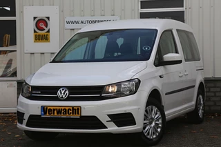 Volkswagen Caddy 1.4 TGI Trendline 5 Persoons Automaat*Perfect VW Onderh.*2x zijschuifdeur/Stoelverw./Climate-Control/Parkeersens.V+A*