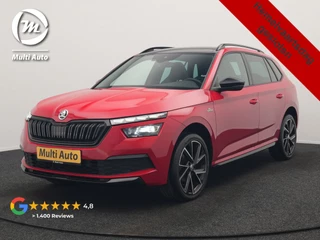 Škoda Kamiq 1.0 TSI Monte Carlo 116pk DSG Dealer O.H. | Panodak | Apple Carplay | RS Sportstoelen Verwarmd | LED Koplampen | Cruise Control | DAB | 18"L.M |