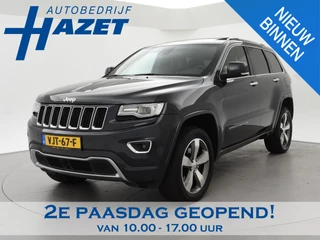 Jeep Grand Cherokee 5.7 352 PK V8 BENZINE GRIJS KENTEKEN OVERLAND + ADAPTIVE CRUISE | TREKHAAK 3325 KG | SCHUIFDAK | LEDER | STOELVENTILATIE