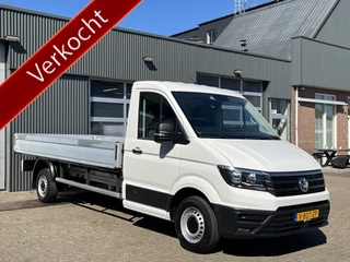 Volkswagen Crafter 35 2.0 TDI L4 Open laadbak Pick-up Airco Cruise controle 3-Persoons 1e eigenaar Dealer onderhouden p-up bakwagen Achterruitrijcamera Lederbekleding Werkverlichting