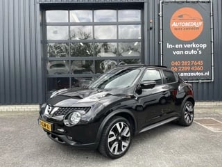 Nissan Juke 1.2 DIG-T S/S Tekna PANORAMADAK|360 CAMERAS|LEER|NAVIGATIE|STOELVERWARMING|XENON|KEYLESS|1E EIGENAAR|ORIGINEEL NL