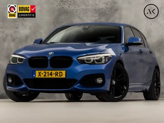 BMW 1 Serie 118i M Sport Line Shadow Automaat (NAVIGATIE, M PAKKET, VIRTUAL COCKPIT, STOELVERWARMING, SPORTSTOELEN, ZWART HEMEL, GETINT GLAS, PARKEERSENSOREN, NIEUWSTAAT)