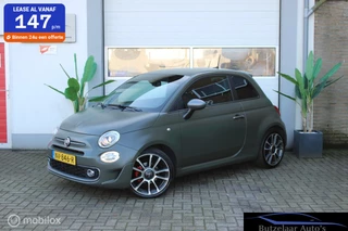 Fiat 500 0.9 TwinAir Turbo Sport Matgroen | Abarth | Leder