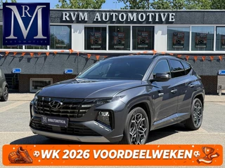 Hyundai Tucson 1.6 T-GDI HEV N Line VAN: 36.900,- VOOR: 34.877,- UW WKVOORDEEL: 2.023,-| PANO |DEALER ONDERHOUDEN| HYUNDAI GARANTIE T/M 02-2028| STOELVENTILATIE + VERWARMING| CAMERA | FULL OPTIONS| ACHTERBANK VERWARMD