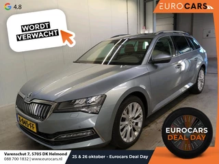 Skoda Superb Combi 1.4 TSI iV Business Edition Plus PHEV Airco ECC Navi Carplay Adaptive Cruise 18" LM Velgen Leder/Alcantara Virtual Cockpit El Achterklep Full LED Stoelverwarming