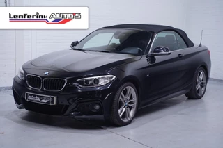 Hoofdafbeelding BMW 2 Serie BMW 2-serie Cabrio 218d High Executive Leder Navi Camera Bi-Xenon PDC v+a Stoelverwarming