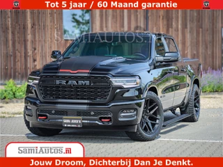 Dodge Ram 1500 Limited Night High Output 540HP 706Nm | Massage + Full Option | De Meest Luxe en Volle Pick-Up in zijn Klasse | Comfortabele Dubbele Cabine met Royale 5 Zitplaatsen | BPM vrij | Nu Leverbaar uit Voorraad | Voorraad Nr 2357 - 5182