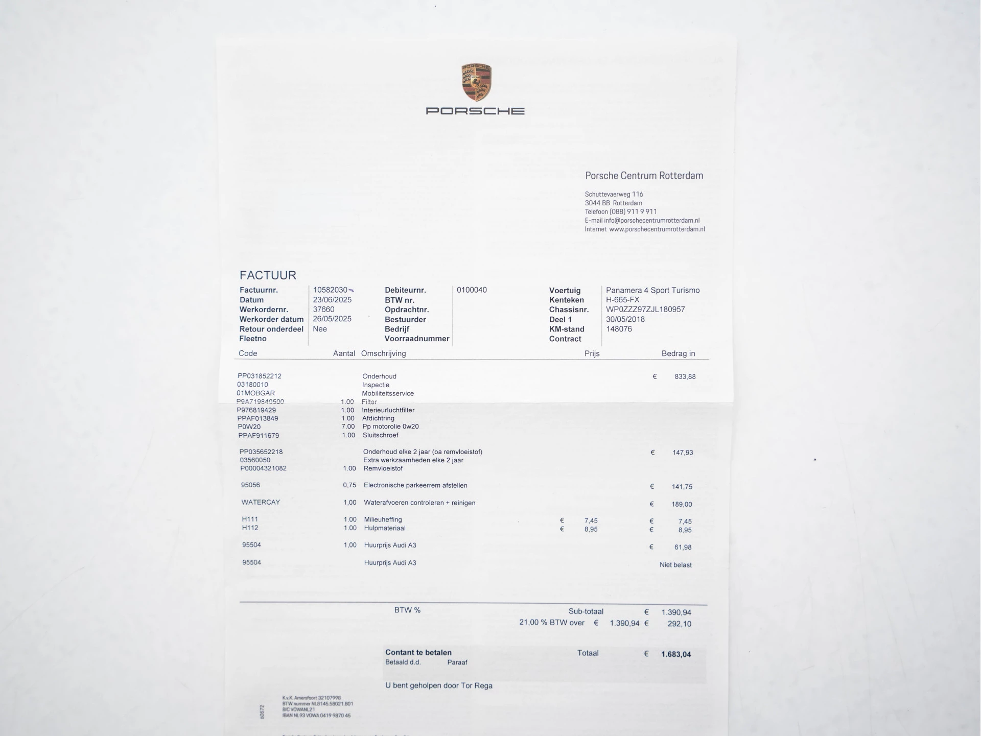 Hoofdafbeelding Porsche Panamera