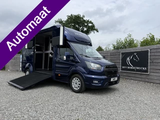 Ford Transit | HORSETRUCK | STX | STALLION 3XL | 2023 | AUTOMAAT | HENGST | 57.220KM | 3-SEAT | L3 | 165PK | LUXE | BLUE | NL KENTEKEN