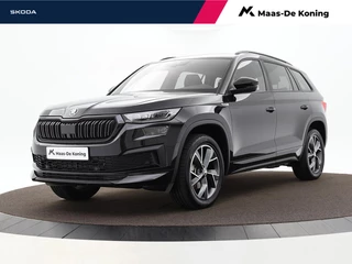 Hoofdafbeelding Škoda Kodiaq Skoda Kodiaq 1.5 Tsi 150pk DSG Sportline Business 7p. | Keyless | Camera | Elek. Trekhaak | 7 Pers. | Elek. Achterklep | Navi | Smart-Link | 19'' Inch | Garantie t/m 28-05-2028 of 100.000km