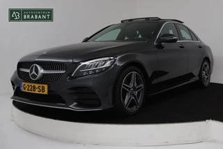 Mercedes-Benz C-klasse 180 Business Solution AMG Automaat (PANORAMADAK, NAVIGATIE, CAMERA, PDC, CRUISE, NL-AUTO, GOED ONDERHOUDEN)