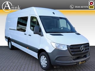 Mercedes-Benz Sprinter 317 CDI L3H2 9G-TRONIC DUBBELCABINE MBUX 10 CAMERA CRUISE GEVEERDE STOEL BETIMMERING