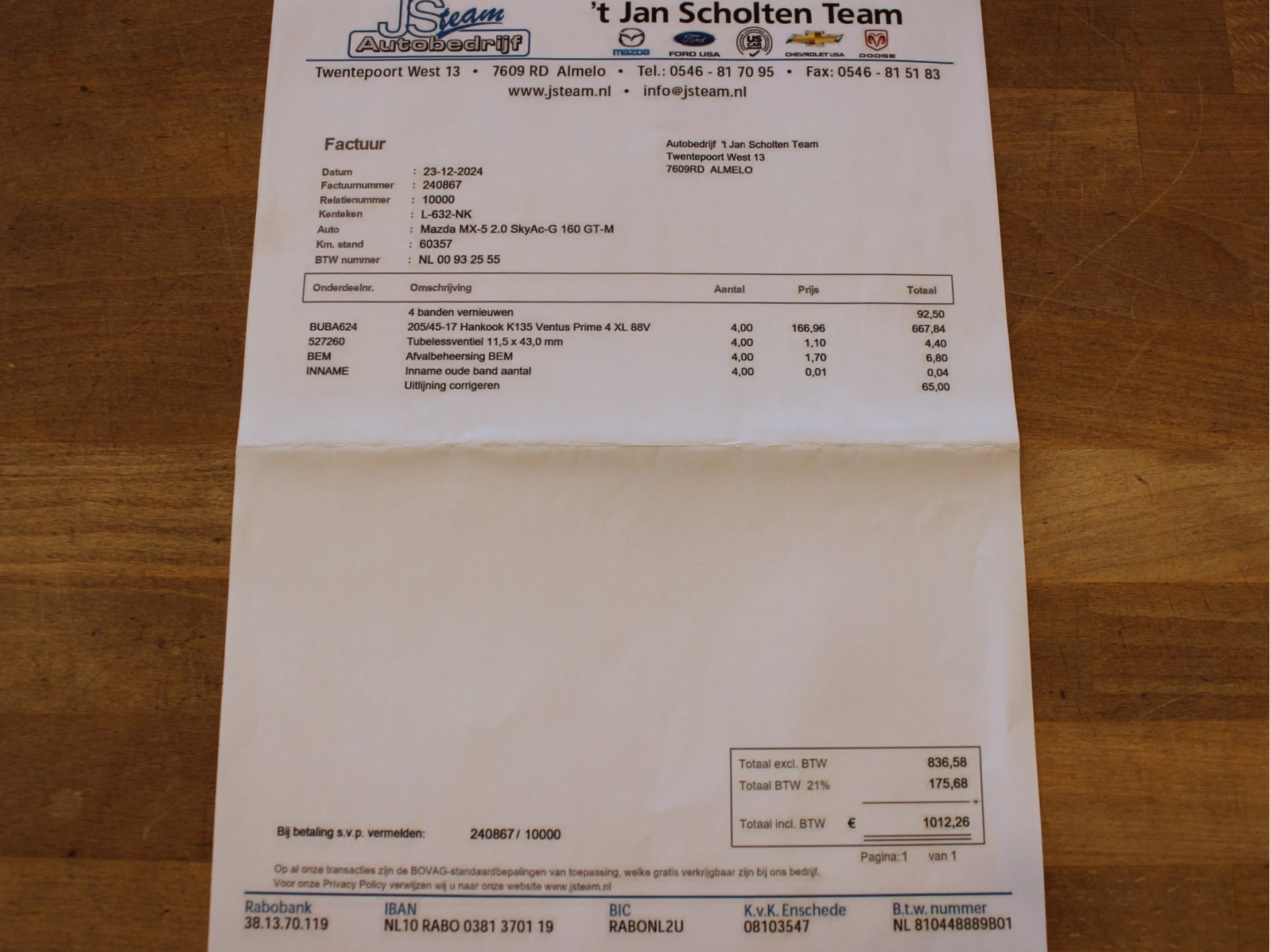 Hoofdafbeelding Mazda MX-5