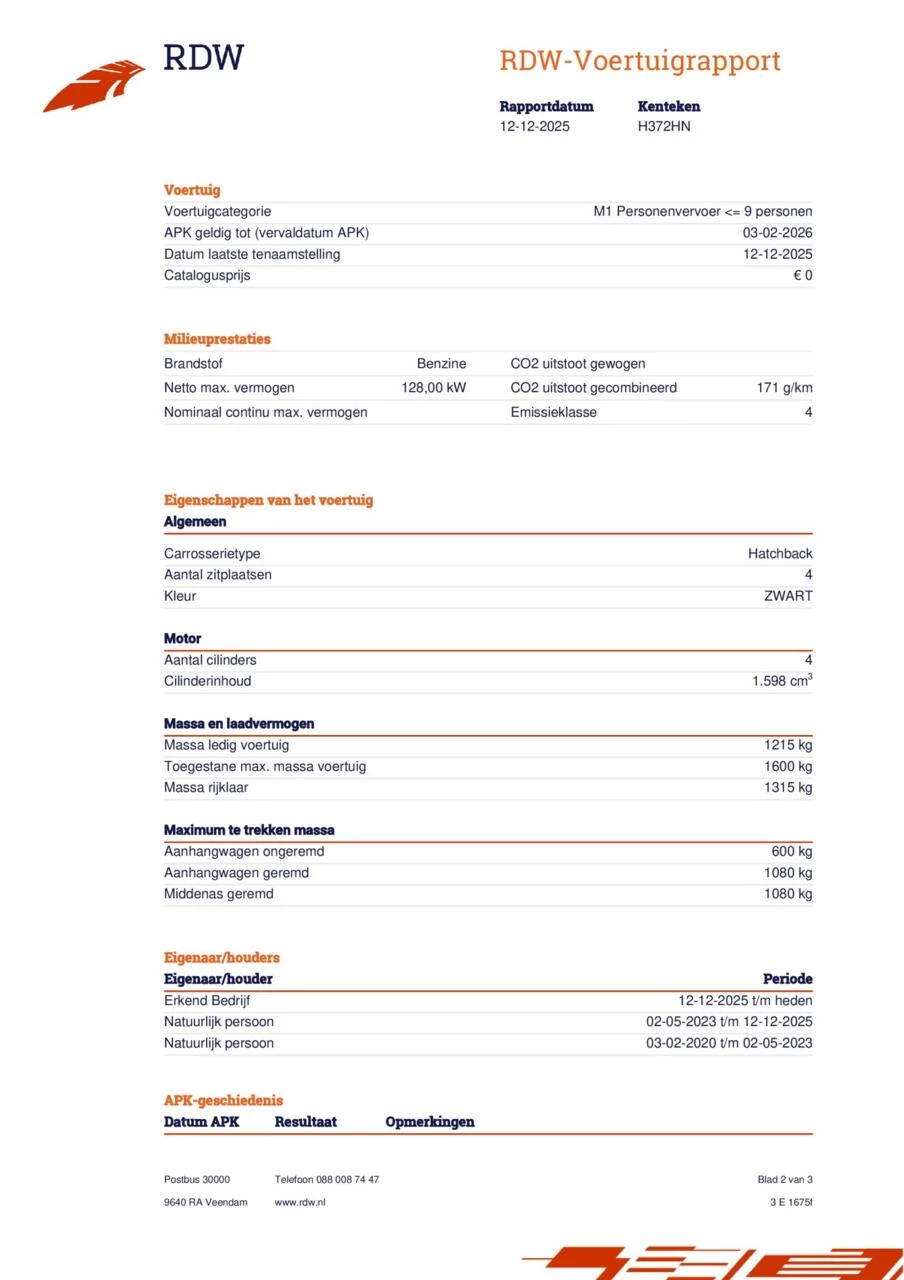 Hoofdafbeelding Peugeot 207