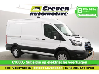 Ford E-Transit L2H2 Trend 68 kWh | Snelladen | SOH 98% | Airco | Camera | 3 Zits | Cruise | Carplay | Navi