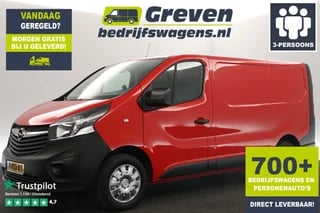 Opel Vivaro 1.6 CDTI L1H1 Airco Cruise Navigatie Parkeeersensoren 3 Persoons Elektrpakket Schuifdeur