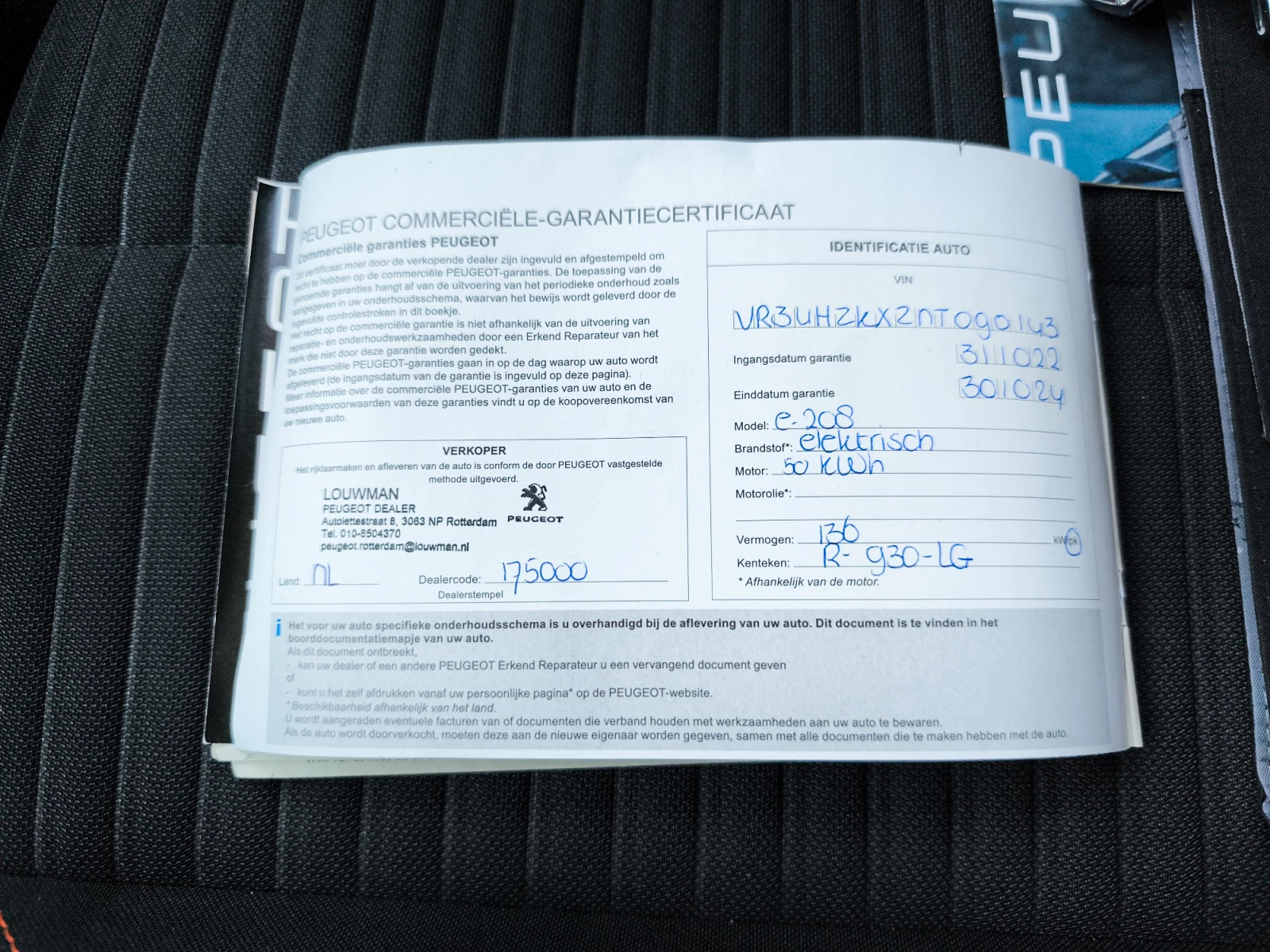Hoofdafbeelding Peugeot e-208