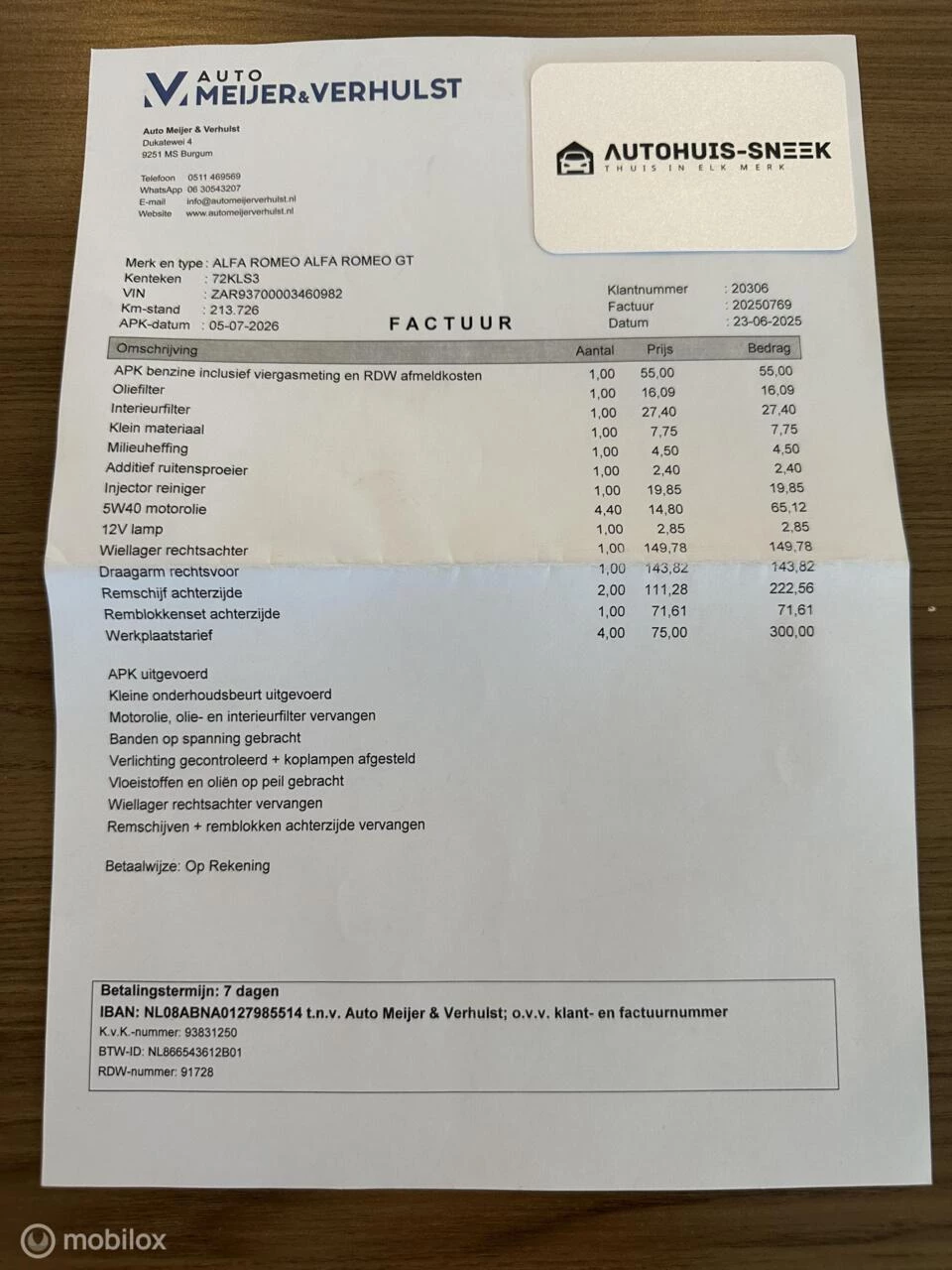 Hoofdafbeelding Alfa Romeo GT