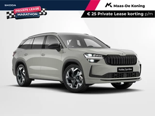 Hoofdafbeelding Škoda Kodiaq Škoda Kodiaq Sportline Business 1.5 TSI PHEV 150 kW / 204 PK | Steel Grey | 19'' tirsuli aero velgen | Trekhaak wegklapbaar