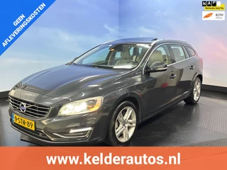 Volvo V60 2.4 D6 AWD Plug-In Hybrid Summum Pano, Leer,