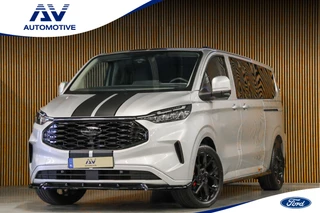 Ford Transit Custom 300 2.0 TDCI L2H1 Limited DC | BPM VRIJ | Dubbel Cabine | Elec schuifdeuren | ACC | Blind Spot | 360 Camera | CarPlay | Navigatie | Stoelverwarming | 5-Zitter | BPM Vrij