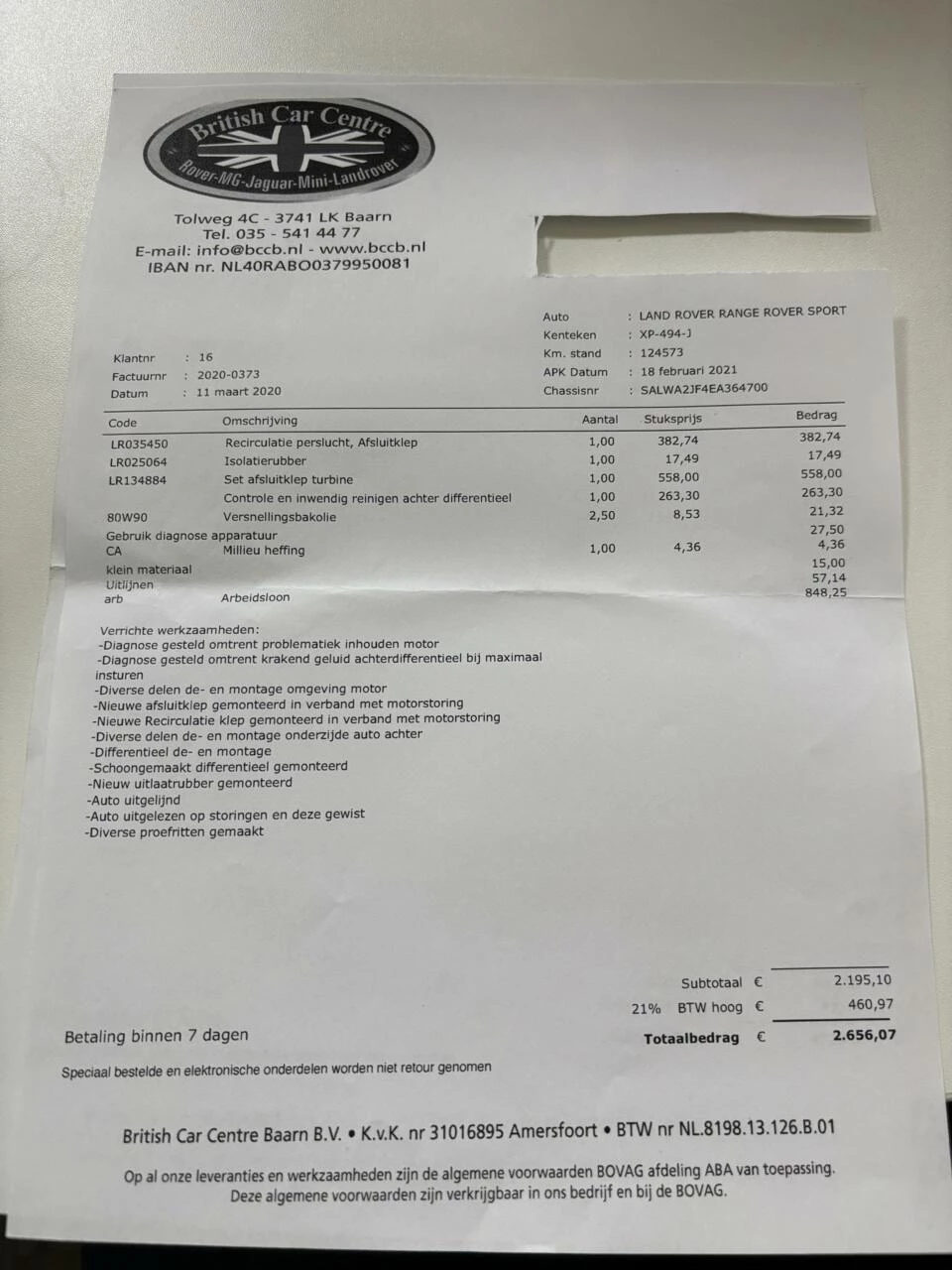 Hoofdafbeelding Land Rover Range Rover Sport