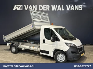 Peugeot Boxer 2.2 BlueHDi 140pk Kipper Open Laadbak Euro6 Bijrijdersbank Bluetooth telefoonvoorbereiding