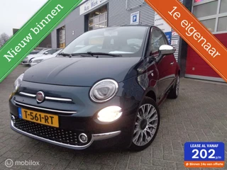 Fiat 500 1.2 Lounge/Airco/Ecc/PDC/Pano dak/Groot Navi/Carplay/Digi dash/Lm 16''/Cruise control