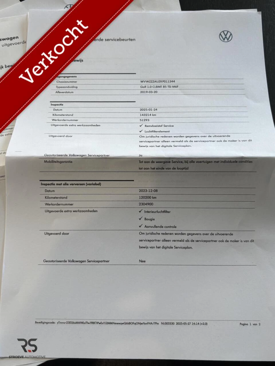 Hoofdafbeelding Volkswagen Golf