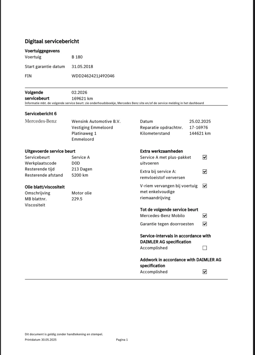 Hoofdafbeelding Mercedes-Benz B-Klasse