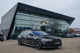 Audi S6 Avant 4.0 TFSI V8 450pk Panoramadak Supersportstoelen B&O 3d Luchtvering Matrix led Black pack