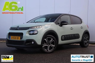 Citroen C3 1.2 PureTech Feel NIEUWE DISTRIBUTIERIEM! Mint Groen Navigatie Carplay Android Climate Cruise Control Parkeersensor Rijstrooksensor