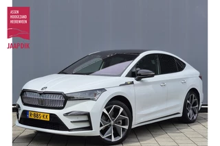 Hoofdafbeelding Škoda Enyaq Coupe Škoda Enyaq Coupe iV BWJ 2022 | 80 RS | PANO | LEER | TREKHAAK | 21'' LMV | NAVI | CARPLAY | CAMERA A |