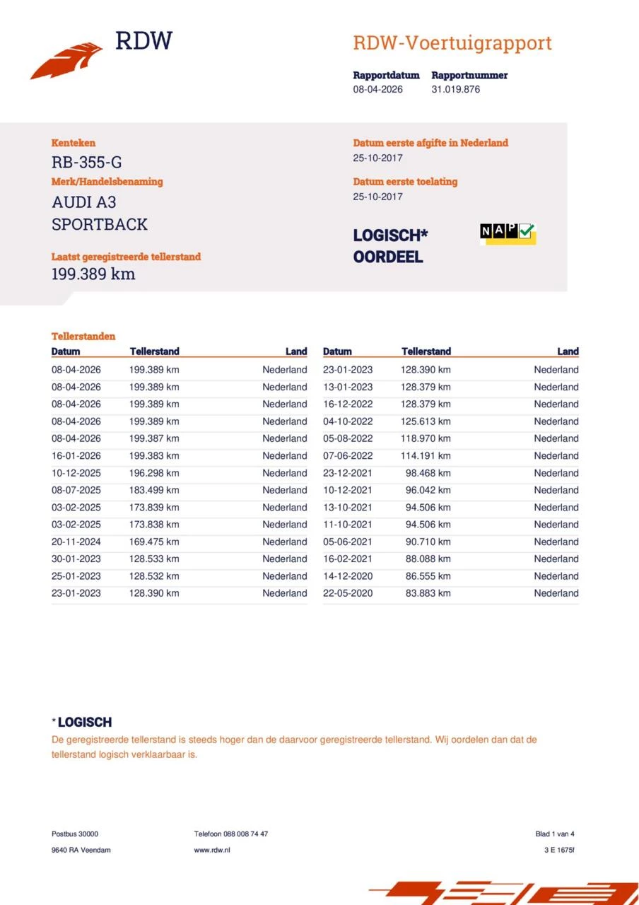 Hoofdafbeelding Audi A3